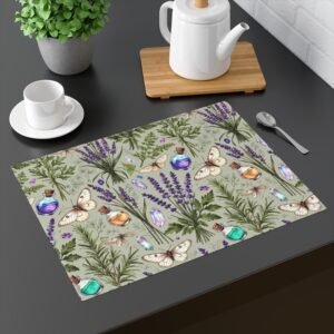 Lavender Herbal Apothecary Placemat, 1pc