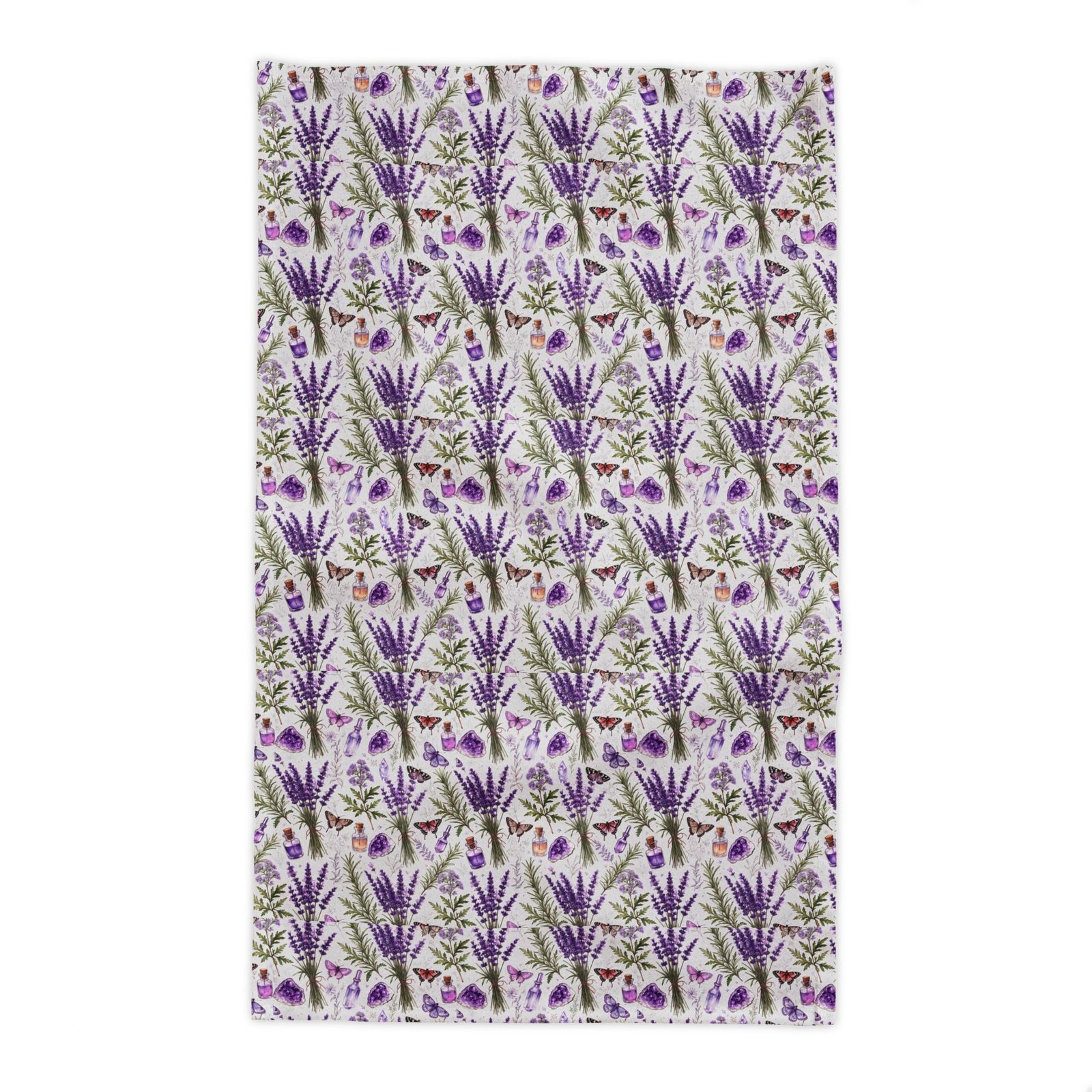 Lavender Bouquet Tablecloth — Floral Purple Provence Table Linen - Image 2
