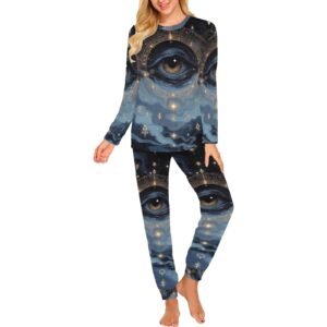 starry eyed pajamas Women's All Over Print Pajama Set