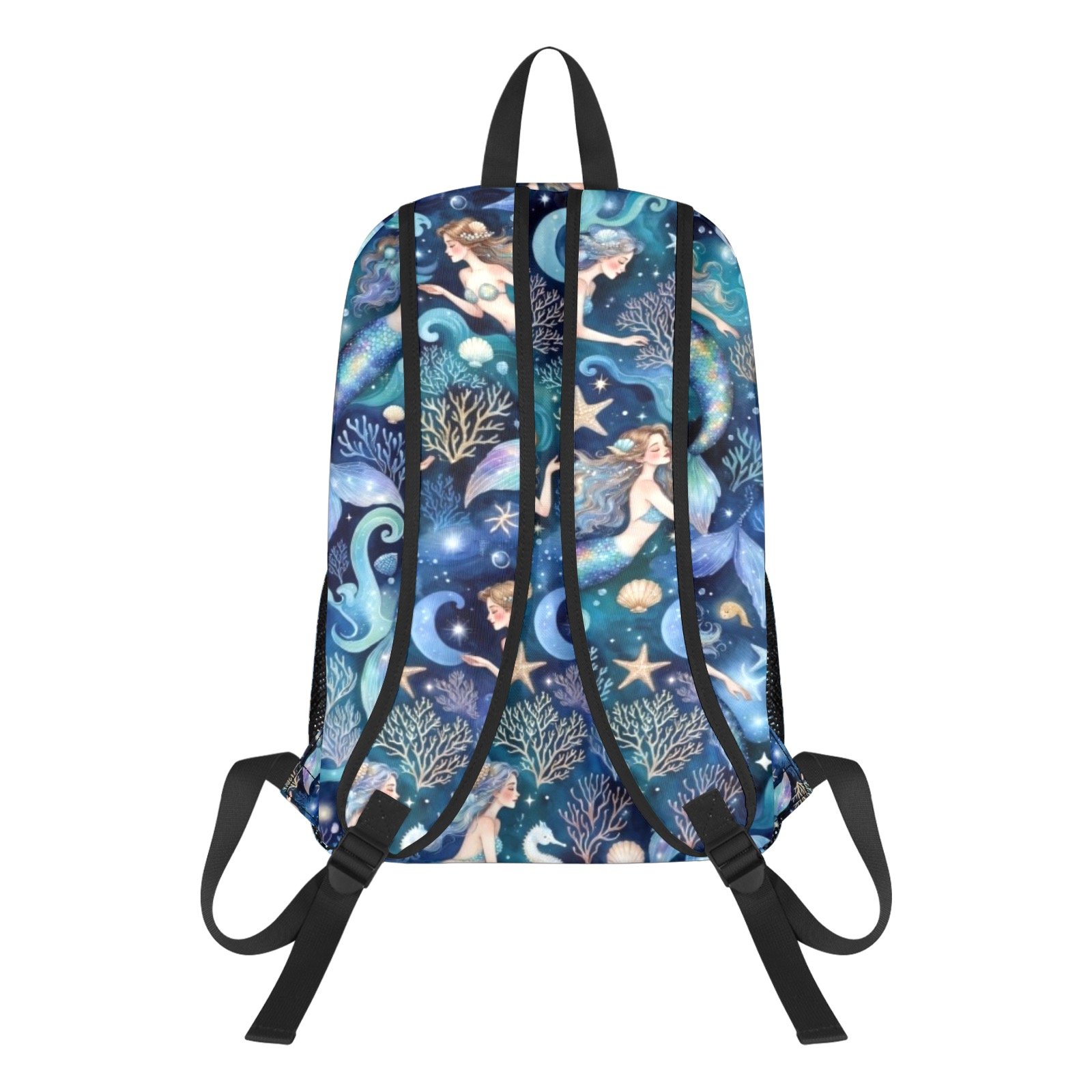 Mermaid Backpack All Over Print Leisure Sports Backpack (Model 1741) - Image 4