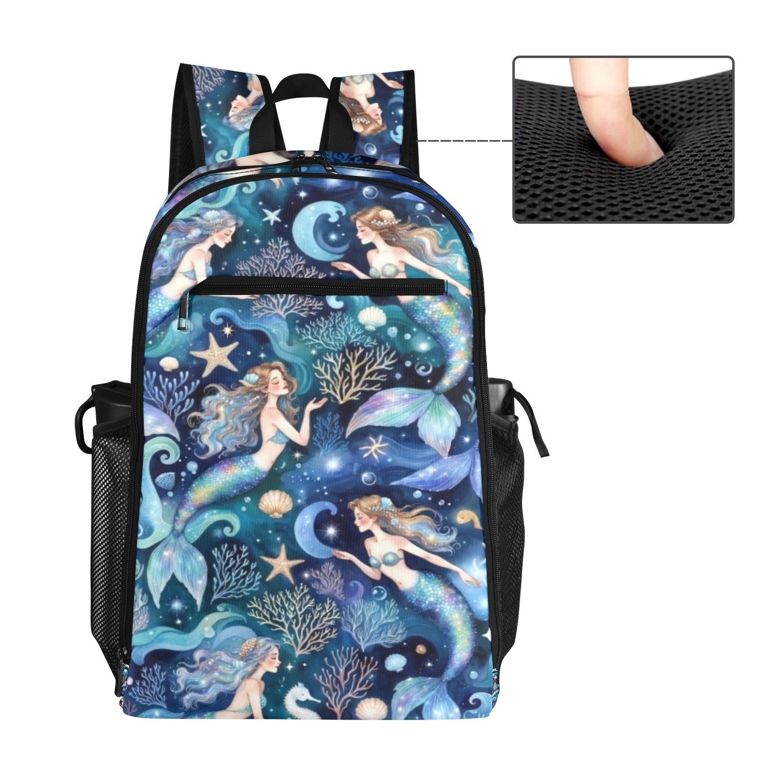 Mermaid Backpack All Over Print Leisure Sports Backpack (Model 1741)