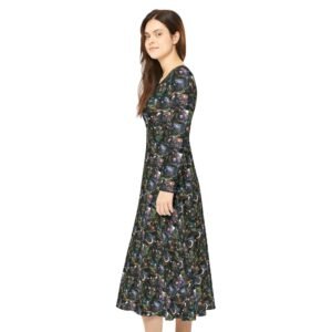 Mystic Moon Garden Dance Dress — Women's Long Sleeve AOP