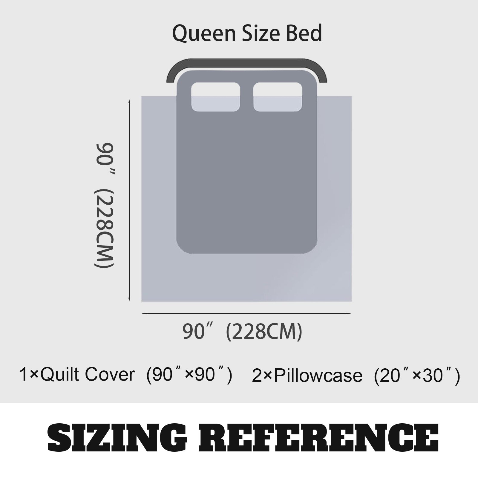 mystical angels, unicorns and triple moons queen size comforter duvet set 3-Piece Bedding Set 90x90inch - Image 2
