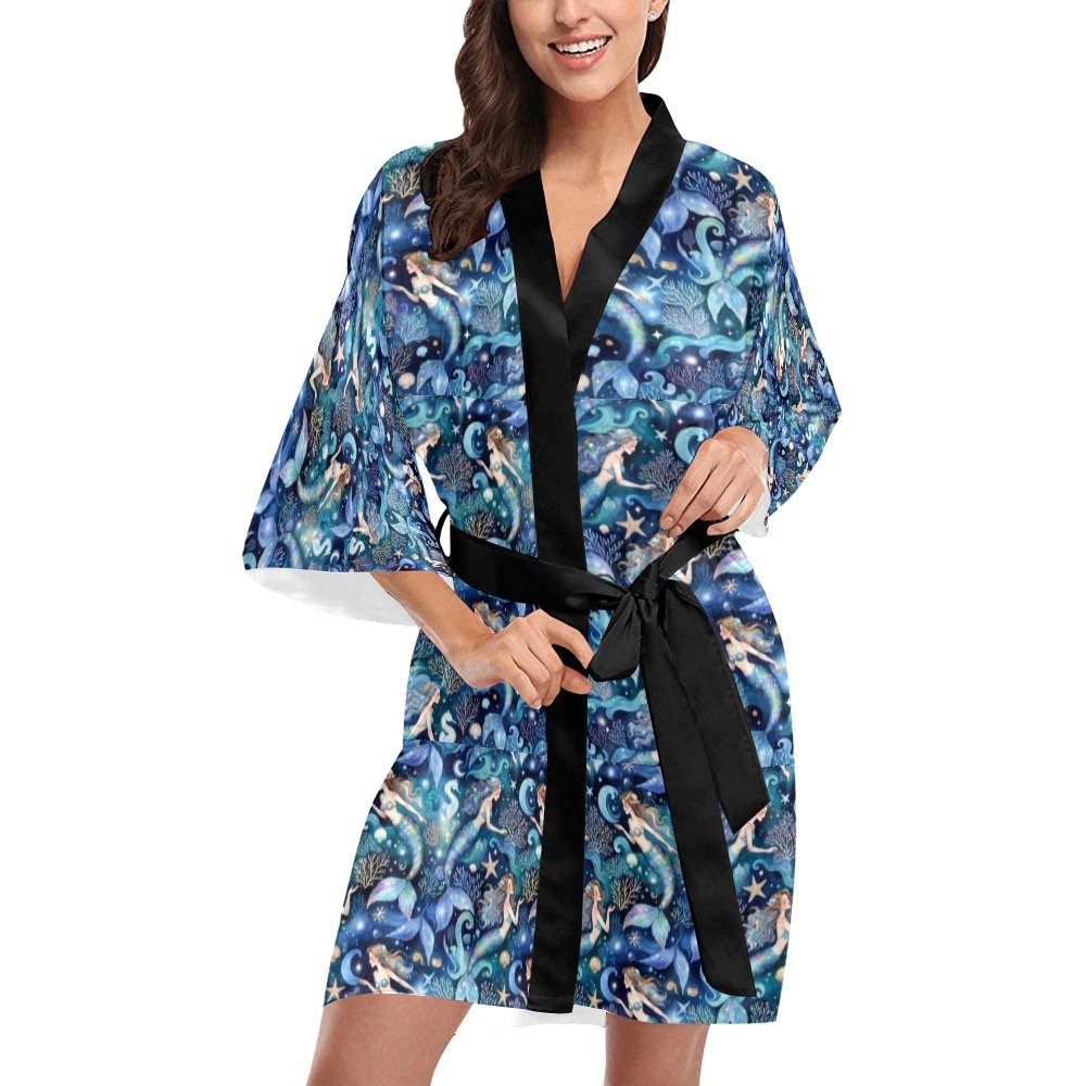 Mystical Mermaids Kimono Robe - Image 2