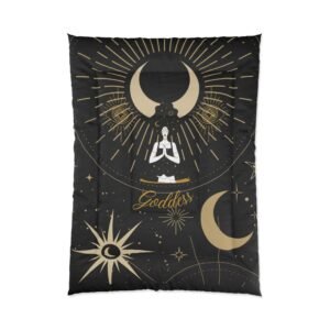 DH GODDESS Black Comforter