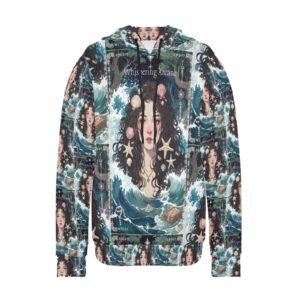 whispering arcane ocean goddess hoodie Women's Long Sleeve Fleece Hoodie
