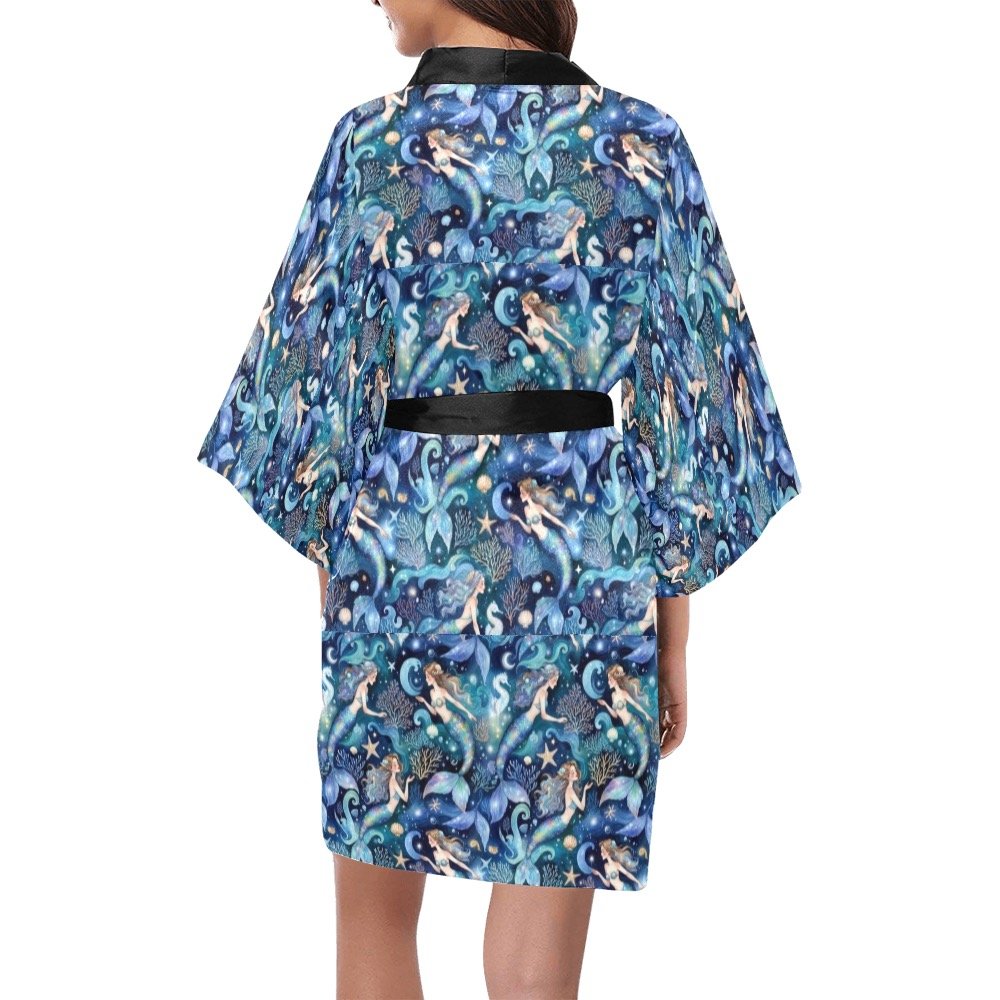 Mystical Mermaids Kimono Robe - Image 3