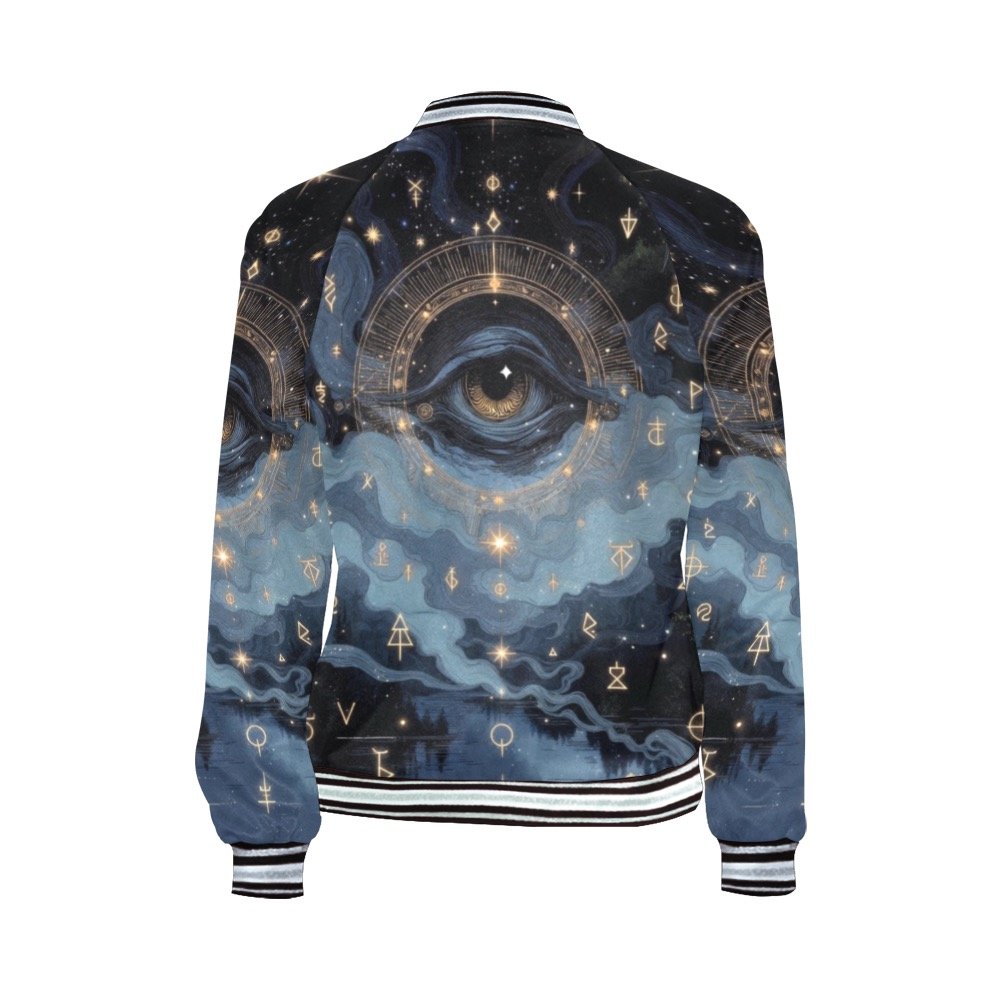 whispering arcane mist sigil bomber-jacket All Over Print Bomber Jacket for Women (Model H21) - Image 5