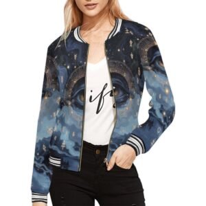 whispering arcane mist sigil bomber-jacket All Over Print Bomber Jacket for Women (Model H21)