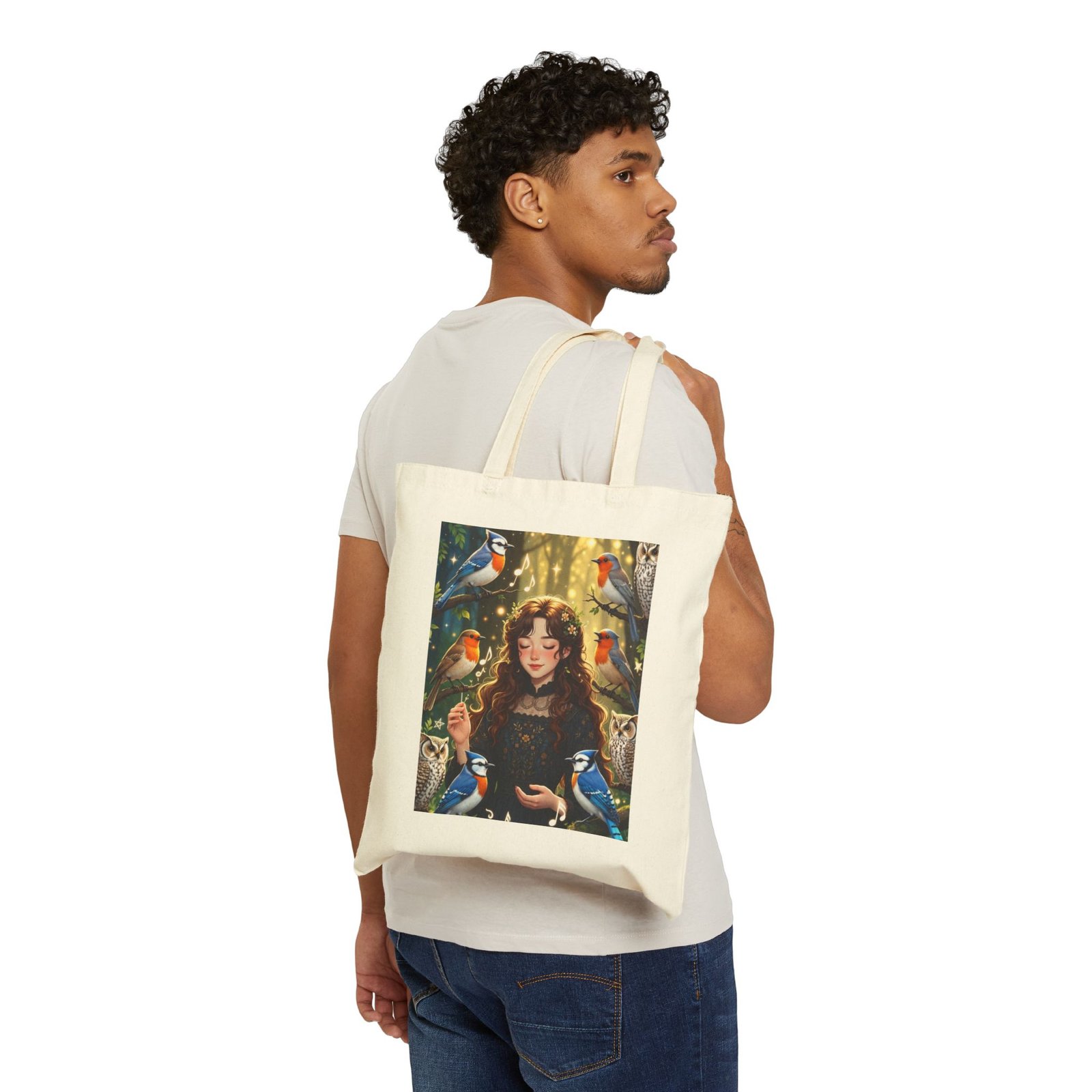 Cotton Canvas Tote Bag - Image 3