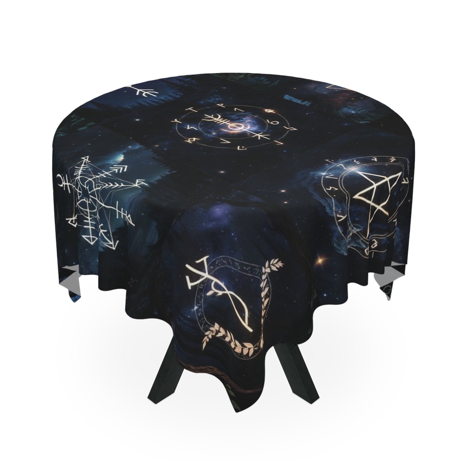Occult Symbols Tablecloth — Mystical Pagan Altar & Dining Cloth - Image 2