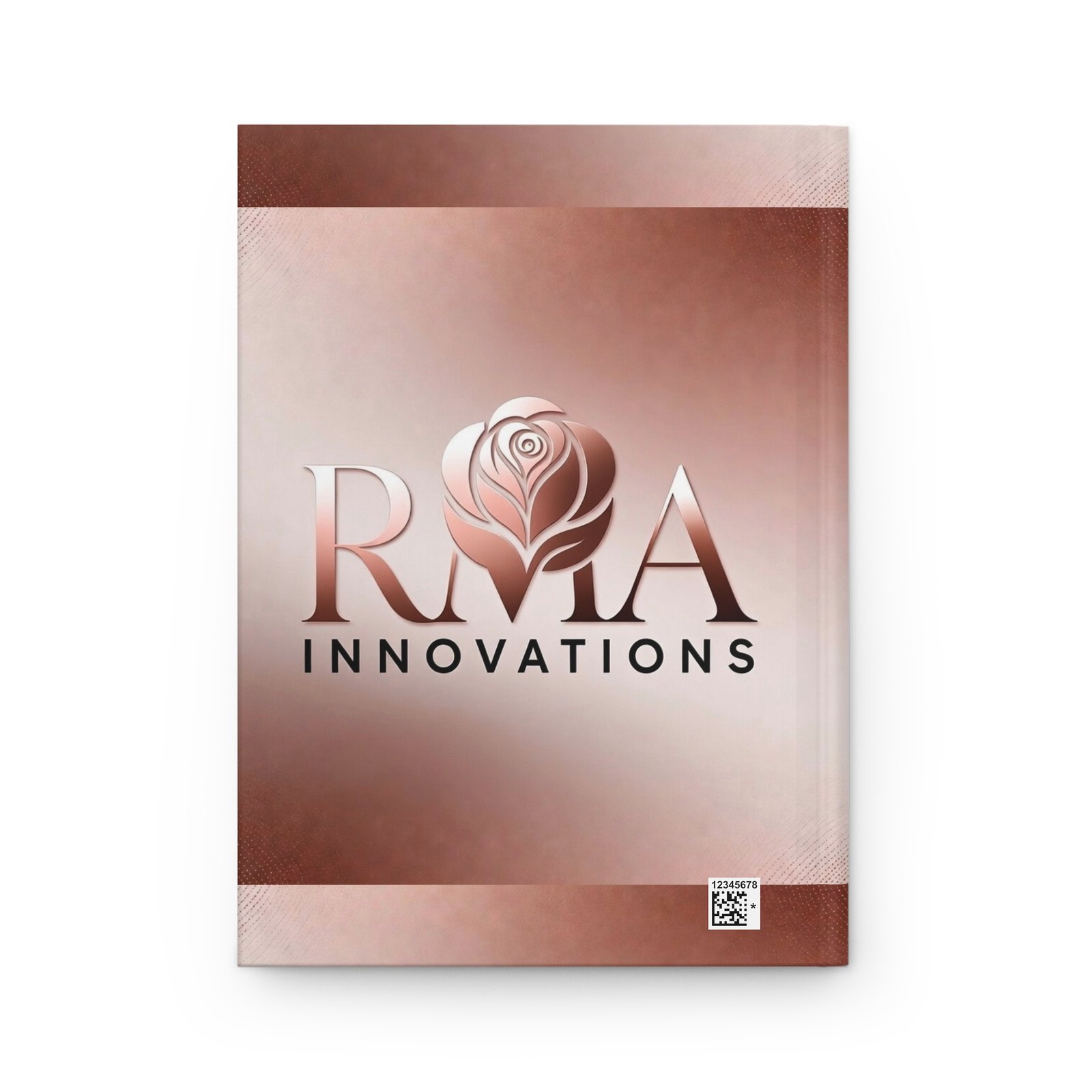 Rose Gold Logo Hardcover Journal — RMA Innovations Lined Notebook - Image 3
