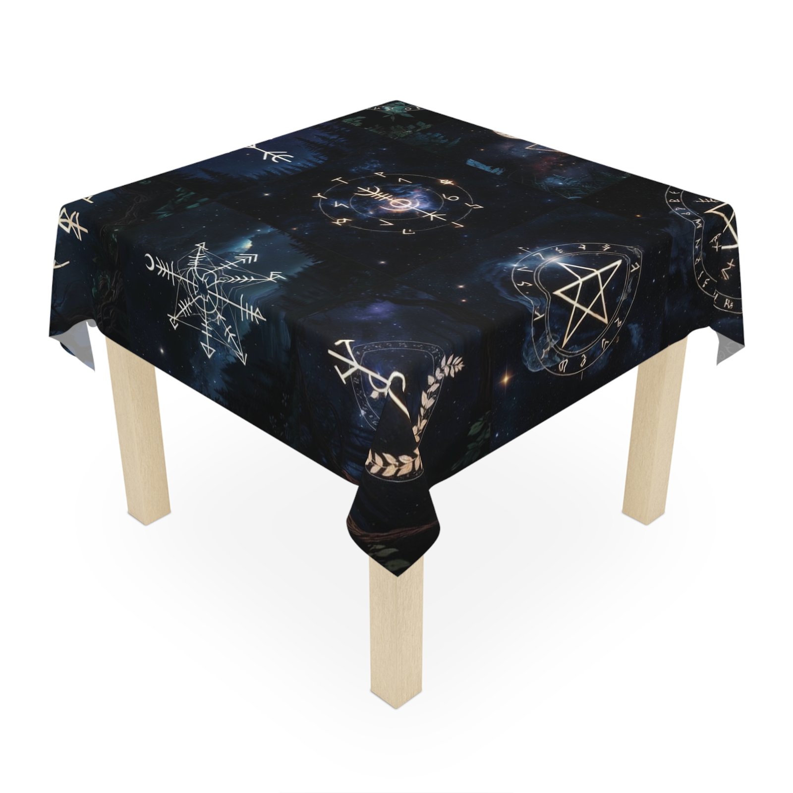 Occult Symbols Tablecloth — Mystical Pagan Altar & Dining Cloth - Image 5