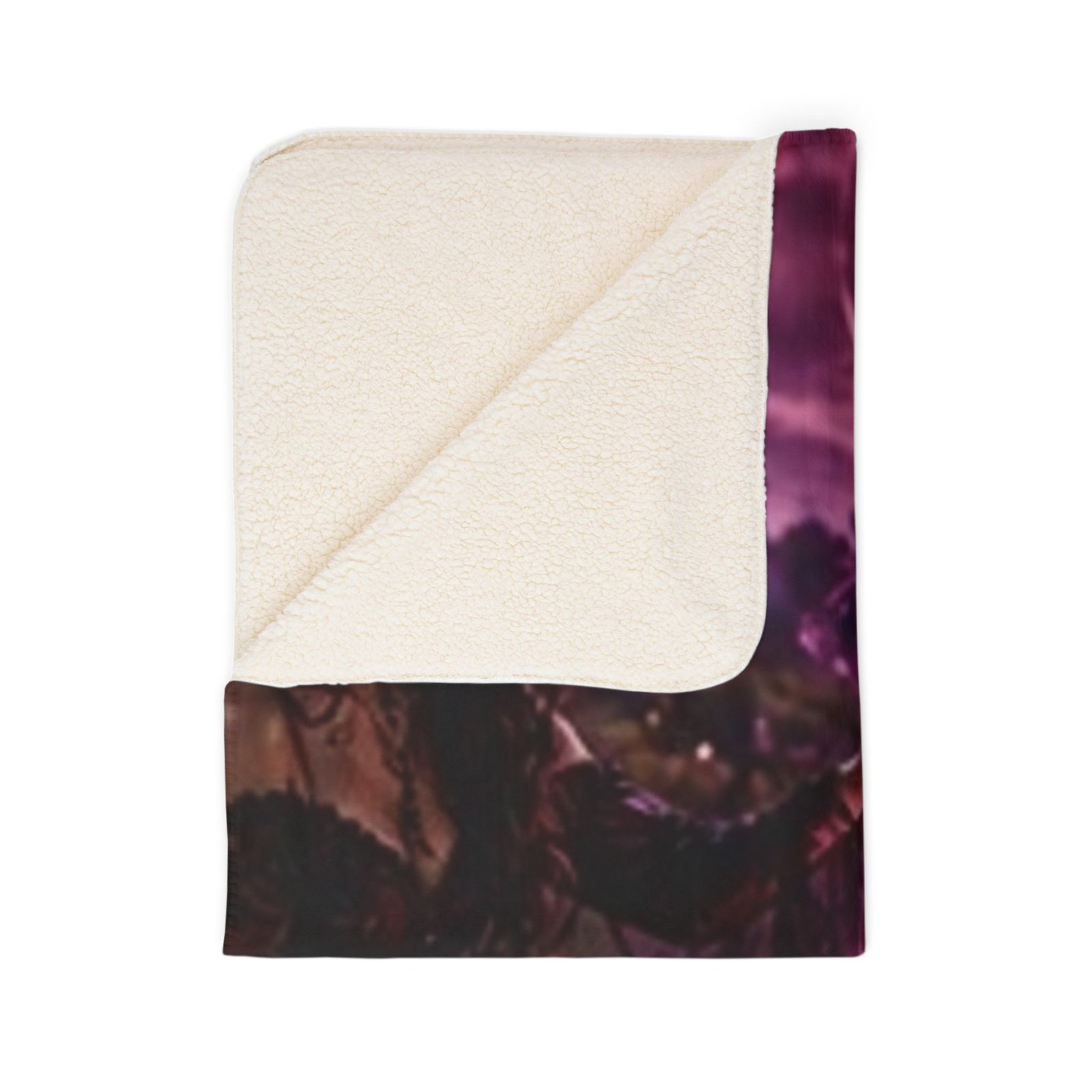 Dracula Follows Me - Witch Cauldron Moon Sherpa Blanket — Mystical Pink Magic Throw - Image 13