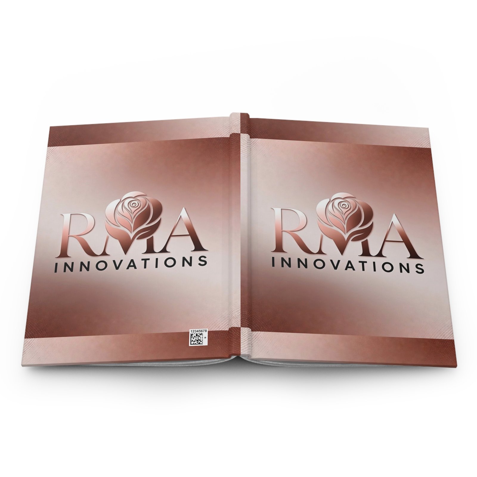 Rose Gold Logo Hardcover Journal — RMA Innovations Lined Notebook - Image 6