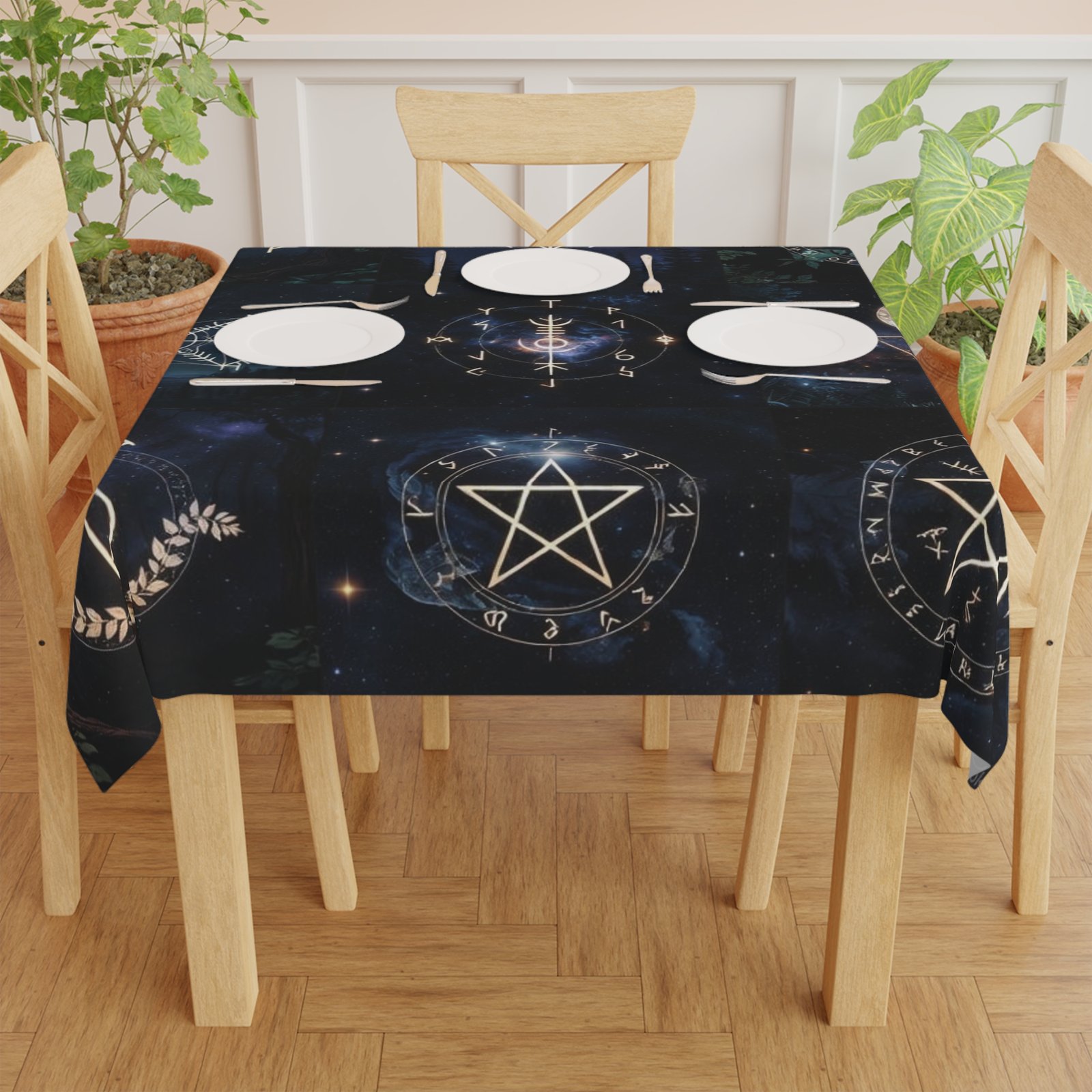 Occult Symbols Tablecloth — Mystical Pagan Altar & Dining Cloth - Image 3